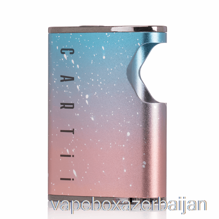 Vape Azerbaijan DAZZLEAF Cartii 2 in 1 Twist 510 Thread Battery Coral Pink / Blue Splatter